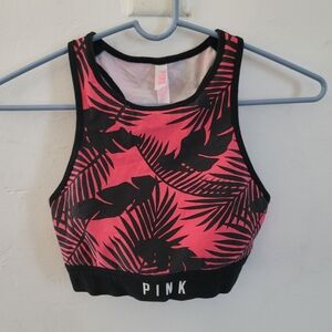 PINK Victoria's Secret Cropped Sports Bra